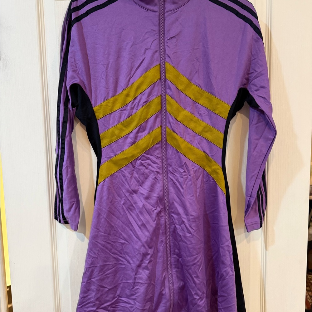Adidas Women's Purple Side Striped Dress